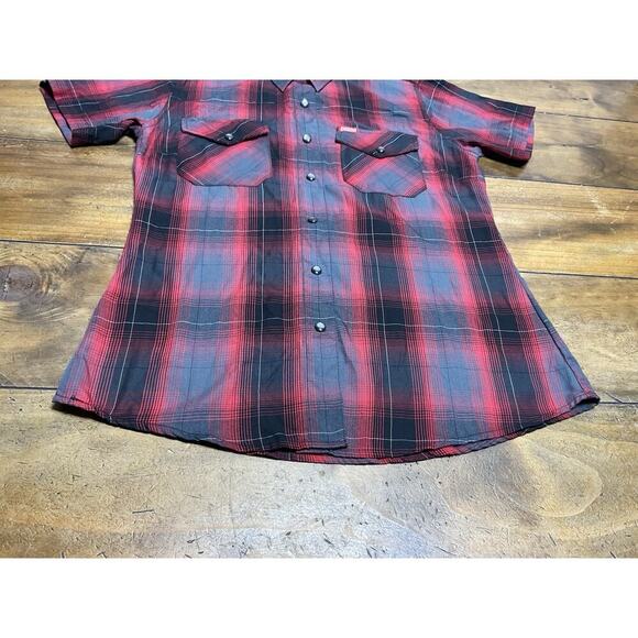 Dixxon Blood Sweat & Tears Pearl Snap Short Sleeve Bamboo Shirt - Women's Medium - Picture 2 of 11